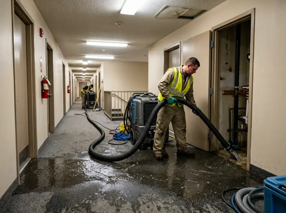 multi-unit-apartment-hallway-f-005 — frequently asked questions, Emergency Burst Pipe Water Extraction & Removal in South Pi…